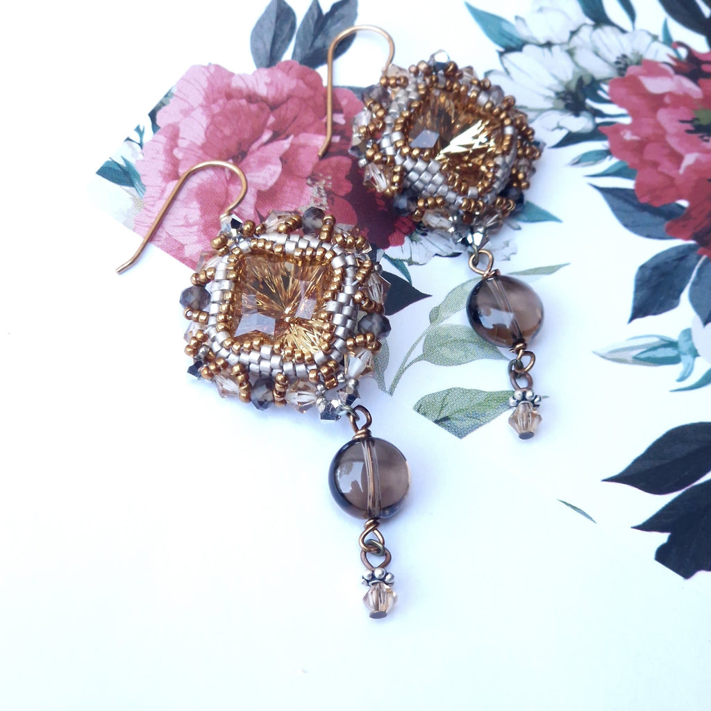 Shimmering Hazel - korvakorut